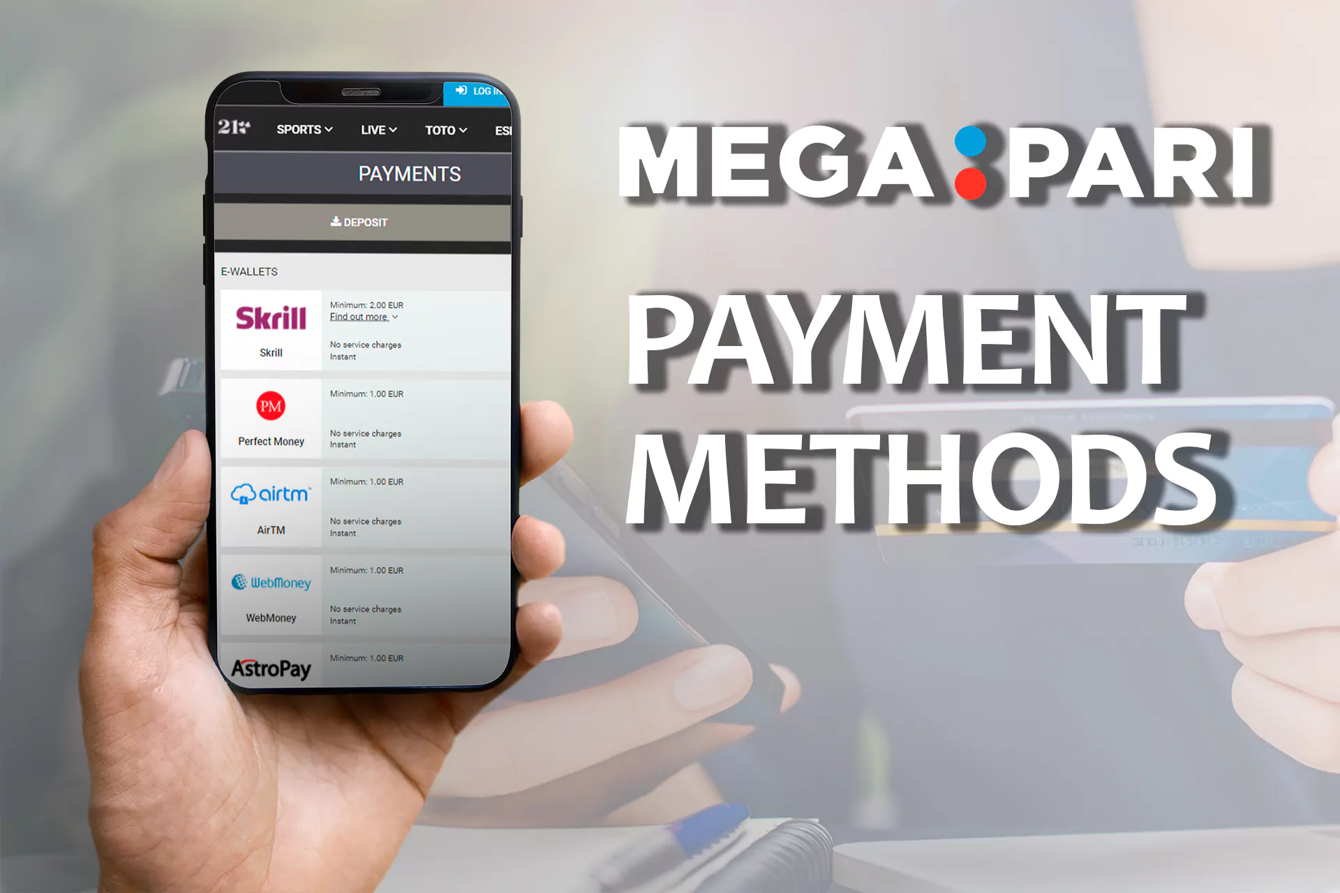 There are a lot of payment systems in the PBC88 app.